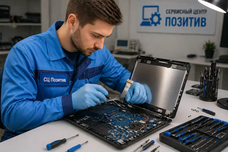 Ремонт шлейфа матрицы ноутбука в Лосино-Петровском