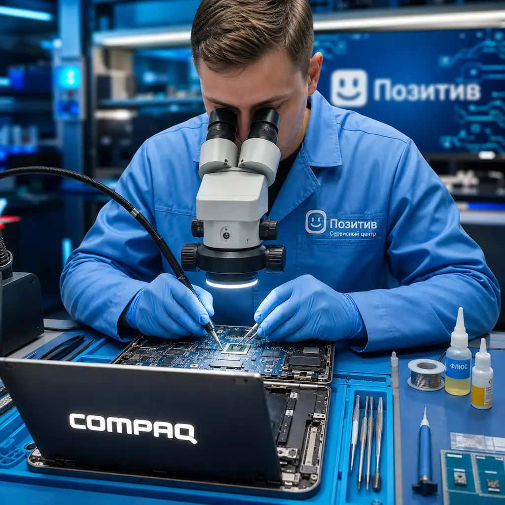 Замена видеокарты ноутбука Compaq в Лосино-Петровском