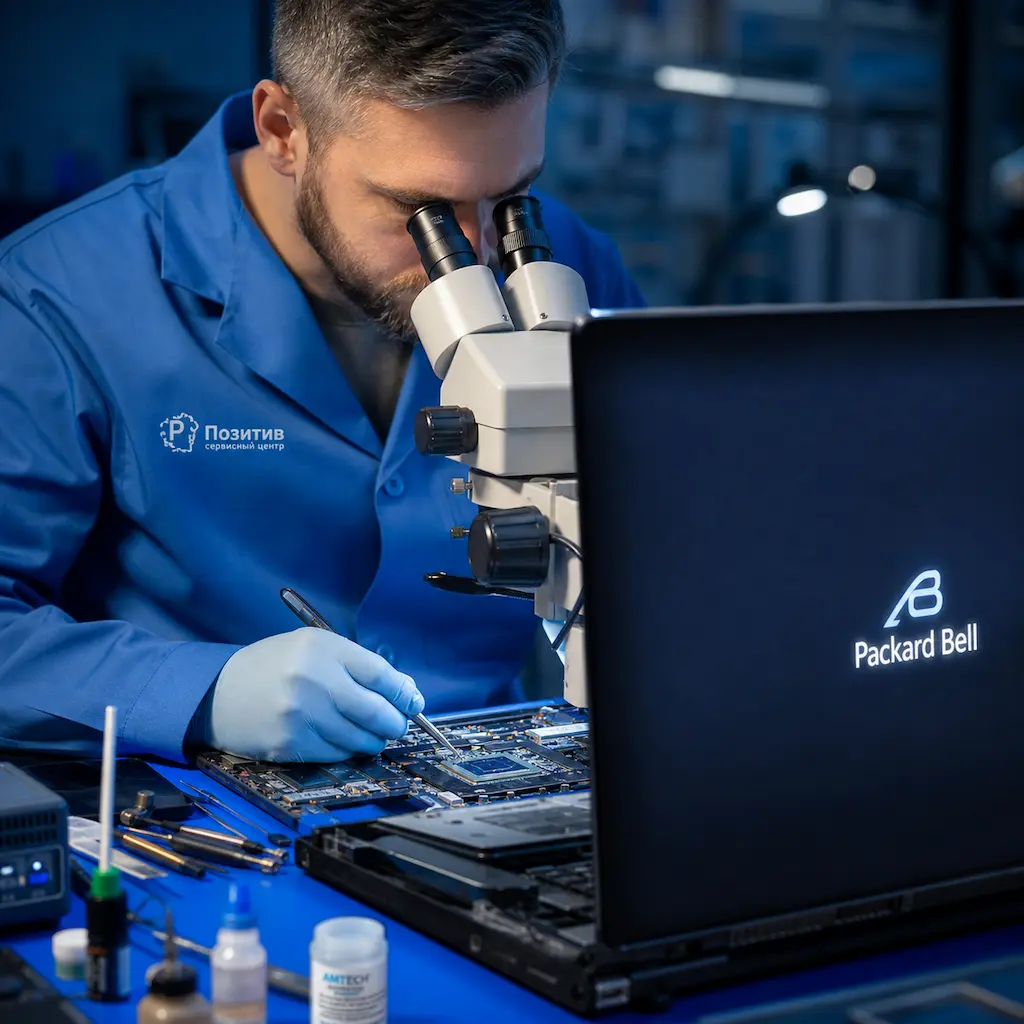 Замена видеокарты ноутбука Packard Bell в Лосино-Петровском