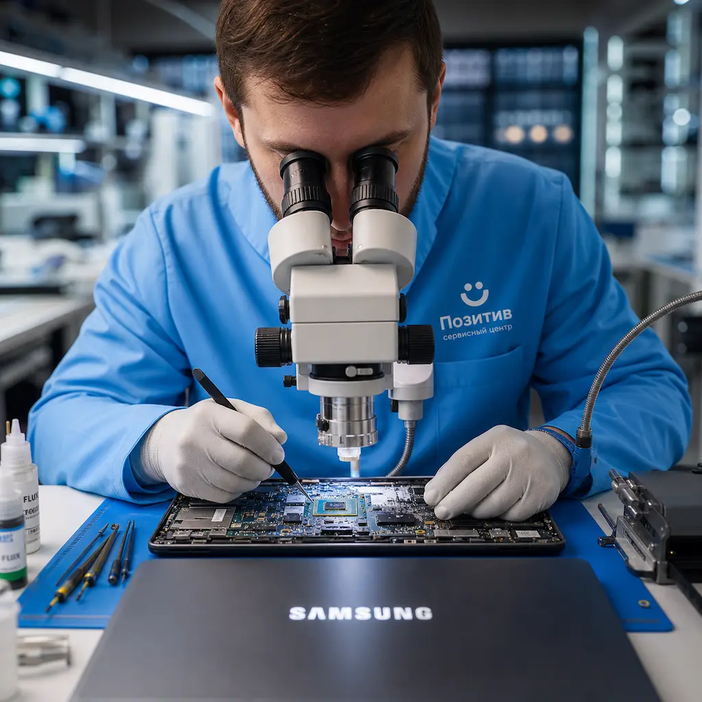 Замена видеокарты ноутбука Samsung в Лосино-Петровском