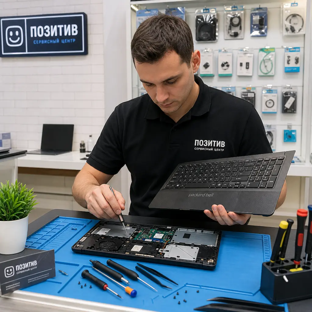 заменить клавиатуру на ноутбуке Packard Bell в Лосино-Петровском