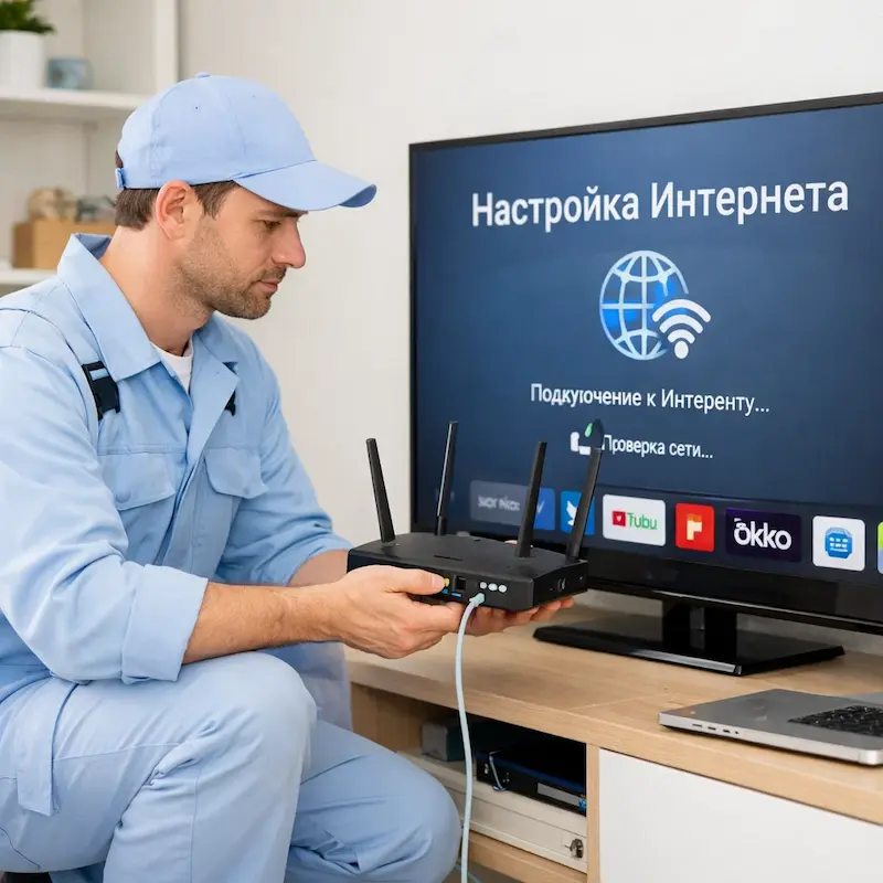 Настройка интернета на телевизоре в Лосино-Петровском