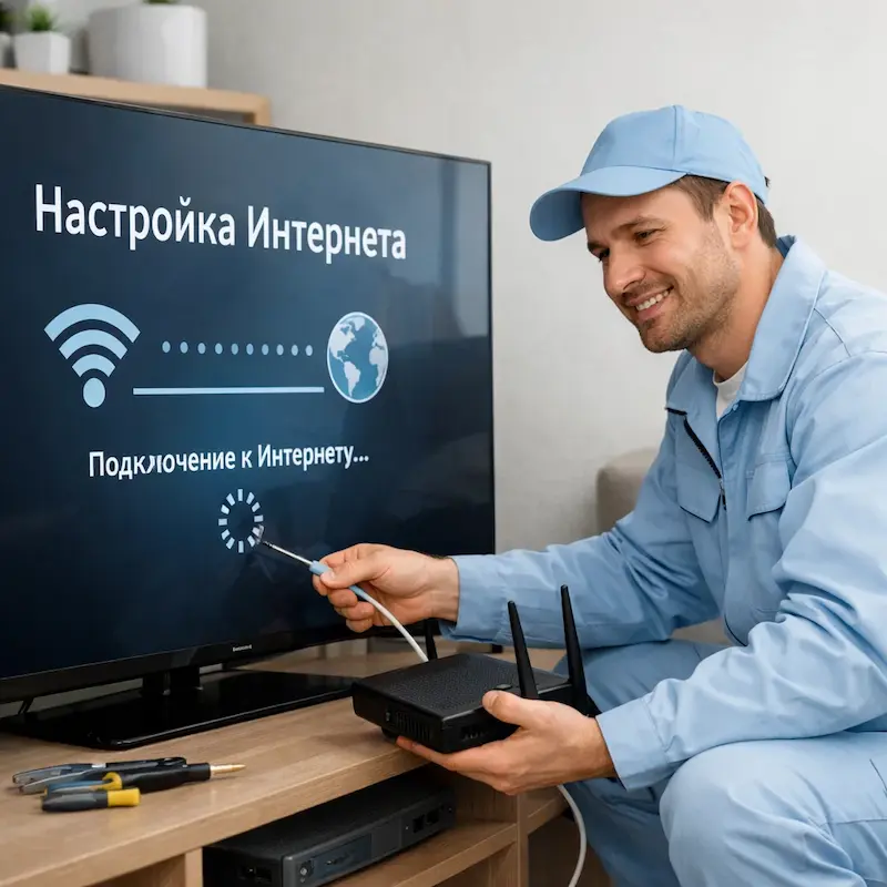 Настройка интернета на ТВ в Лосино-Петровском