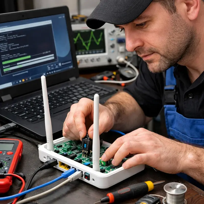 Перепрошивка WiFi роутера в Лосино-Петровском