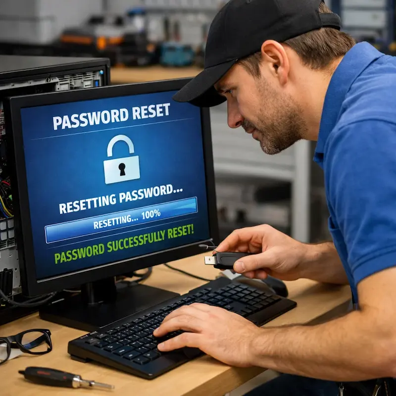 Сброс пароля от компьютера в Лосино-Петровском