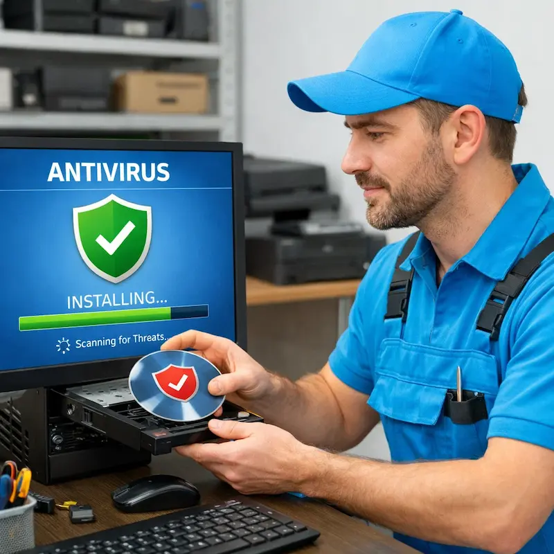 Установка антивируса в Лосино-Петровском на дому