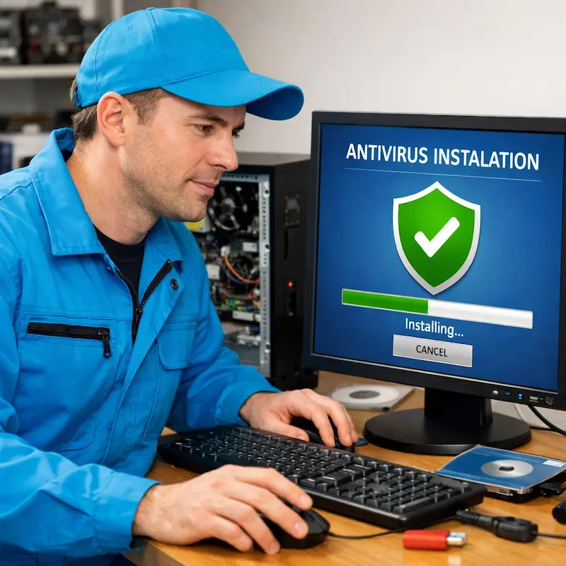 Установка антивируса на ноутбук в Лосино-Петровском