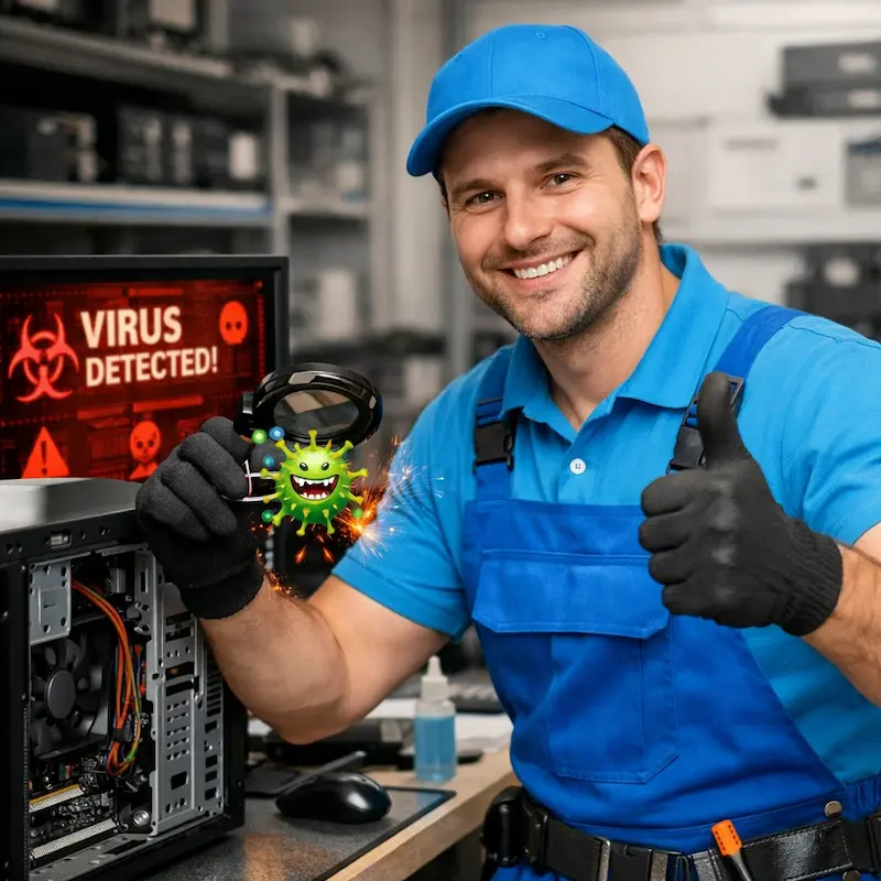 Удаление вирусов с компьютера в Лосино-Петровском